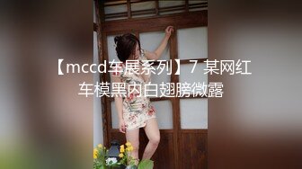 【mccd车展系列】7 某网红车模黑内白翅膀微露