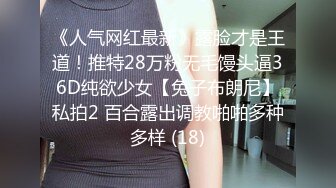 《人气网红最新》露脸才是王道！推特28万粉无毛馒头逼36D纯欲少女【兔子布朗尼】私拍2 百合露出调教啪啪多种多样 (18)